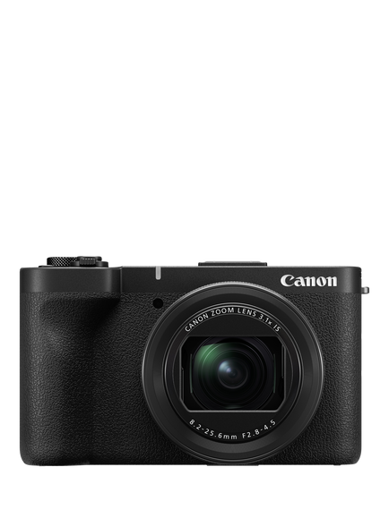 Canon PowerShot V1 Camera Premium Vlogger Kit, 4K Ultra HD, 22.3MP, Wi-Fi, Bluetooth, 3" Vari-angle Touch Screen, Black, with Tripod Grip & 128GB Memory Card, Black