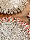 Truly Corn Husk Placemat, Orange