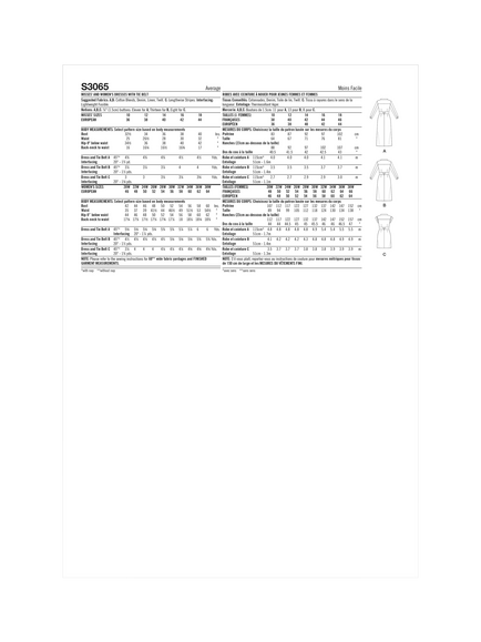 Simplicity Misses' and Women's Dress with Tie Belt Sewing Pattern, S3065 - view 2, Multi