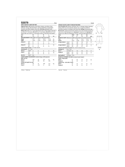 Simplicity Babies' Bodysuit, Shorts and Pants Sewing Pattern, S3079 - view 2, Multi