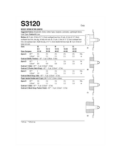 Simplicity Aprons Sewing Pattern, S3120 - view 2, Multi