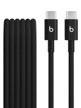 Beats USB-C to USB-C Woven Cable, 1.5m, Pack of 2, Bolt Black