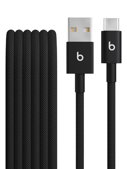 Beats USB-A to USB-C Woven Cable, 1.5m, Bolt Black