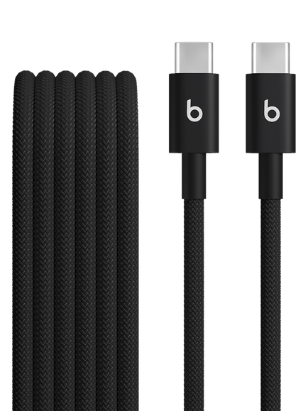 Beats USB-C to USB-C Woven Cable, 1.5m, Bolt Black