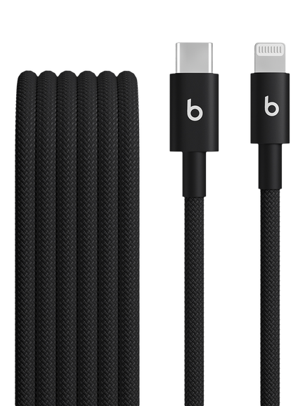 Beats USB-C to Lightning Woven Cable, 1.5m, Bolt Black