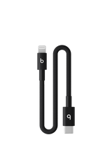 Beats USB-C to Lightning Woven Short Cable, 20cm, Bolt Black