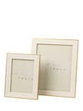 Truly Lifestyle Photo Frame, Cream/Gold