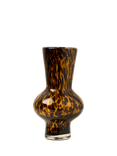 Truly Tortoiseshell Effect Glass Vase, H23cm, Brown