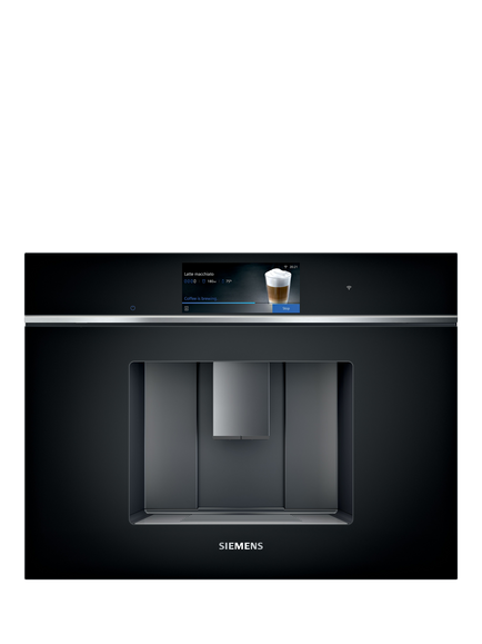 Siemens CT718L1B0 Built In Coffee Machine, Black, Black