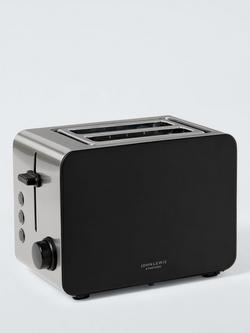 John Lewis Simplicity 2 Slice Toaster, Black