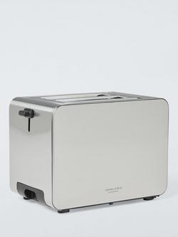 John Lewis Simplicity 2 Slice Toaster, Stainless Steel