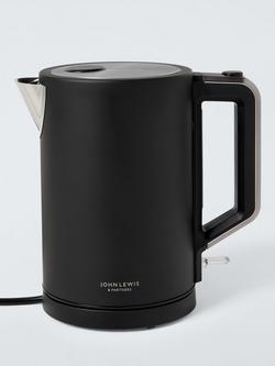 John Lewis Simplicity Electric Kettle, 1.7L, Black