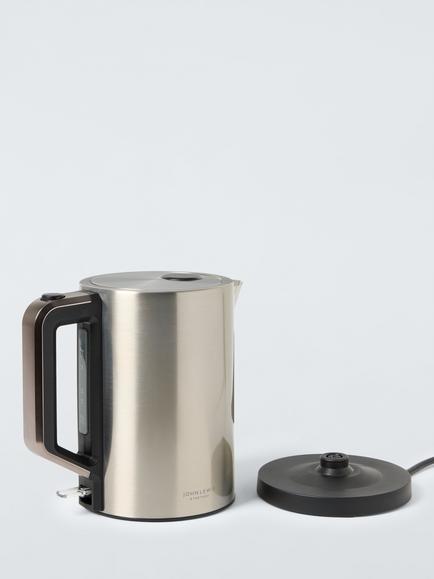 John Lewis Simplicity Electric Kettle, 1.7L - view 2, Stainless Steel