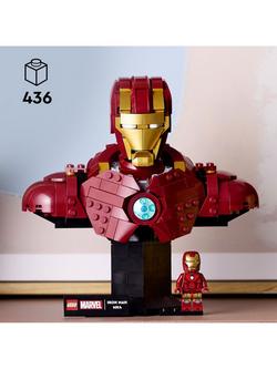 LEGO Marvel Iron Man MK4 Bust, 76327 - view 2, Multi