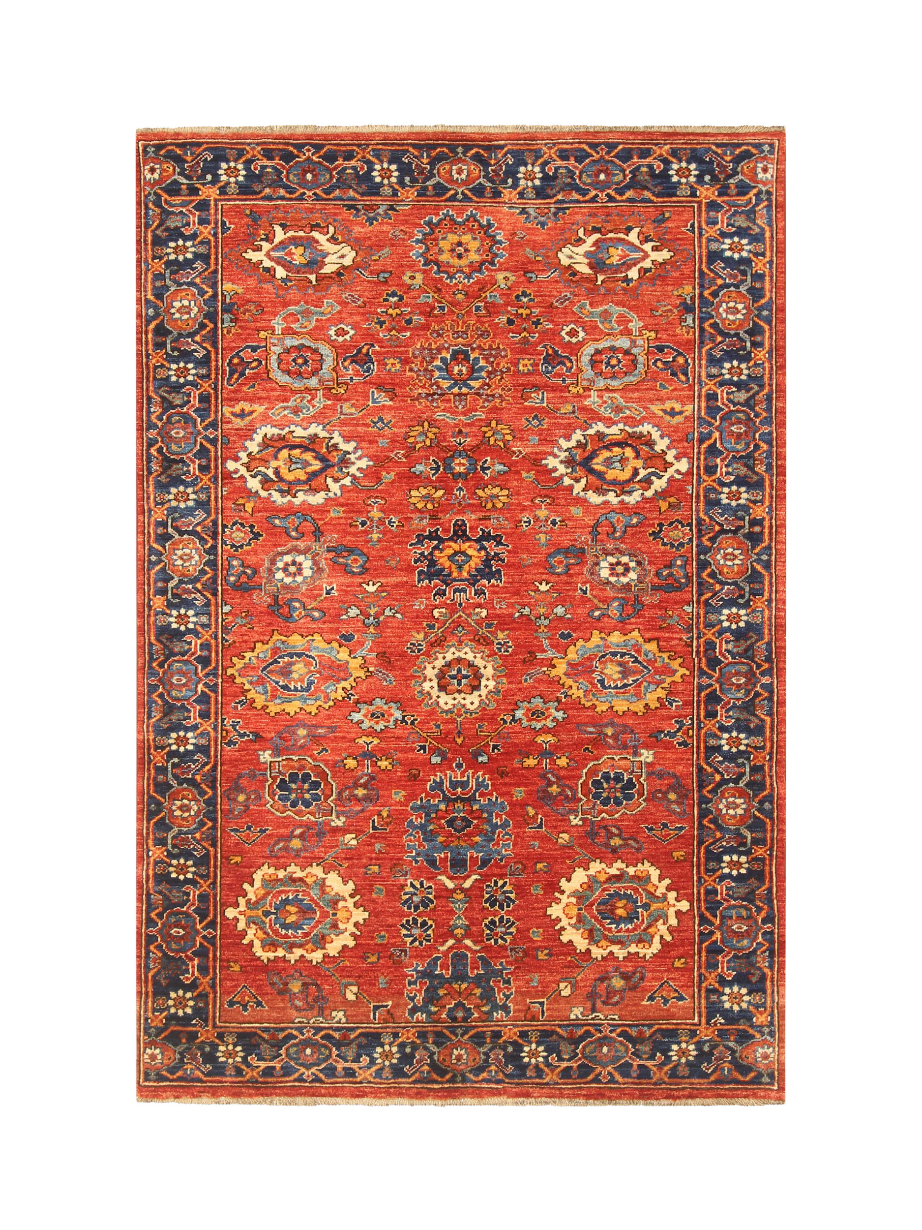 Gooch Oriental Fine Aryana Pure Wool Rug, L175 x W114 cm, Red
