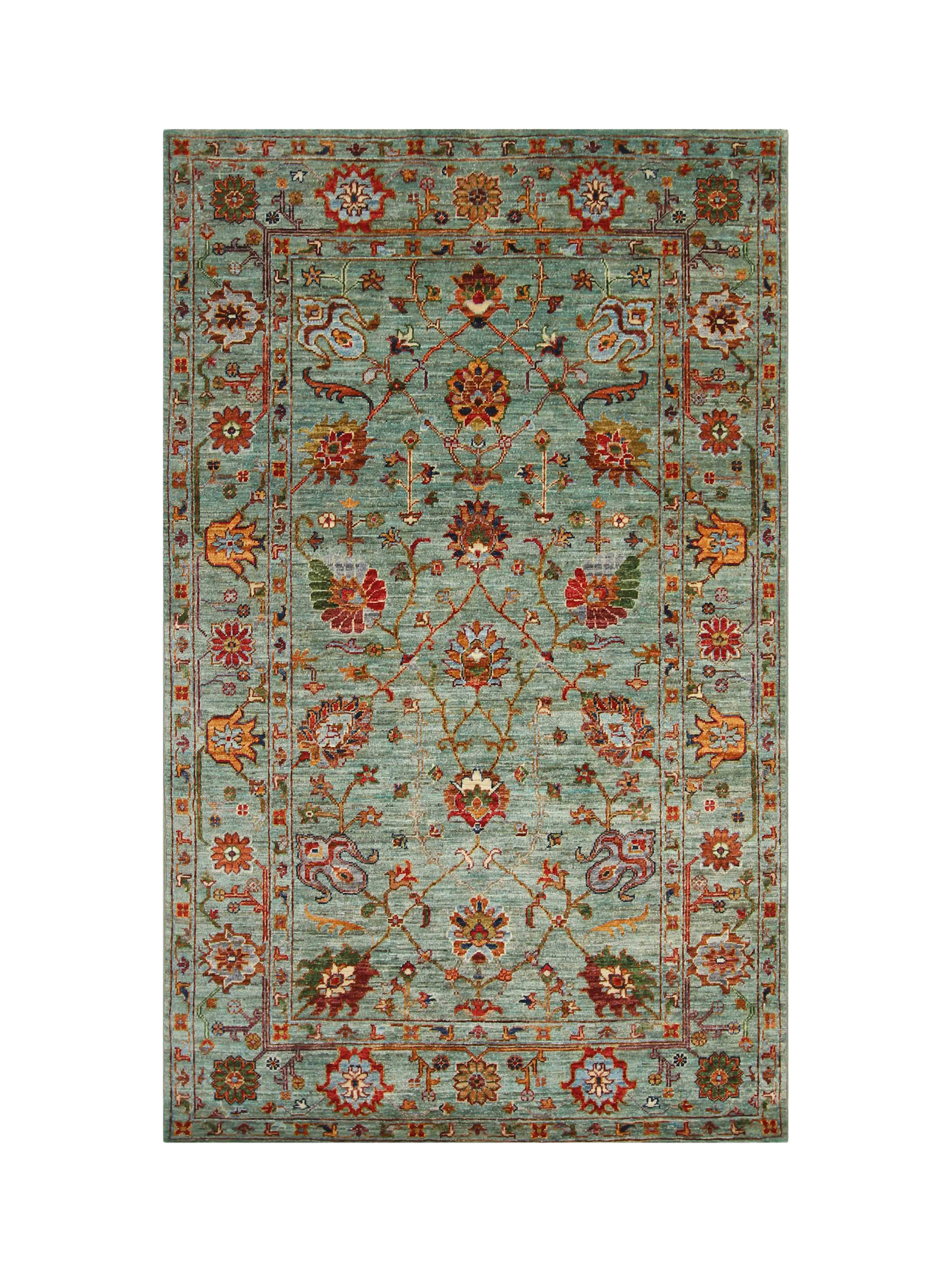 Gooch Oriental Sultani Pure Wool Rug, L152 x W90 cm, Multi