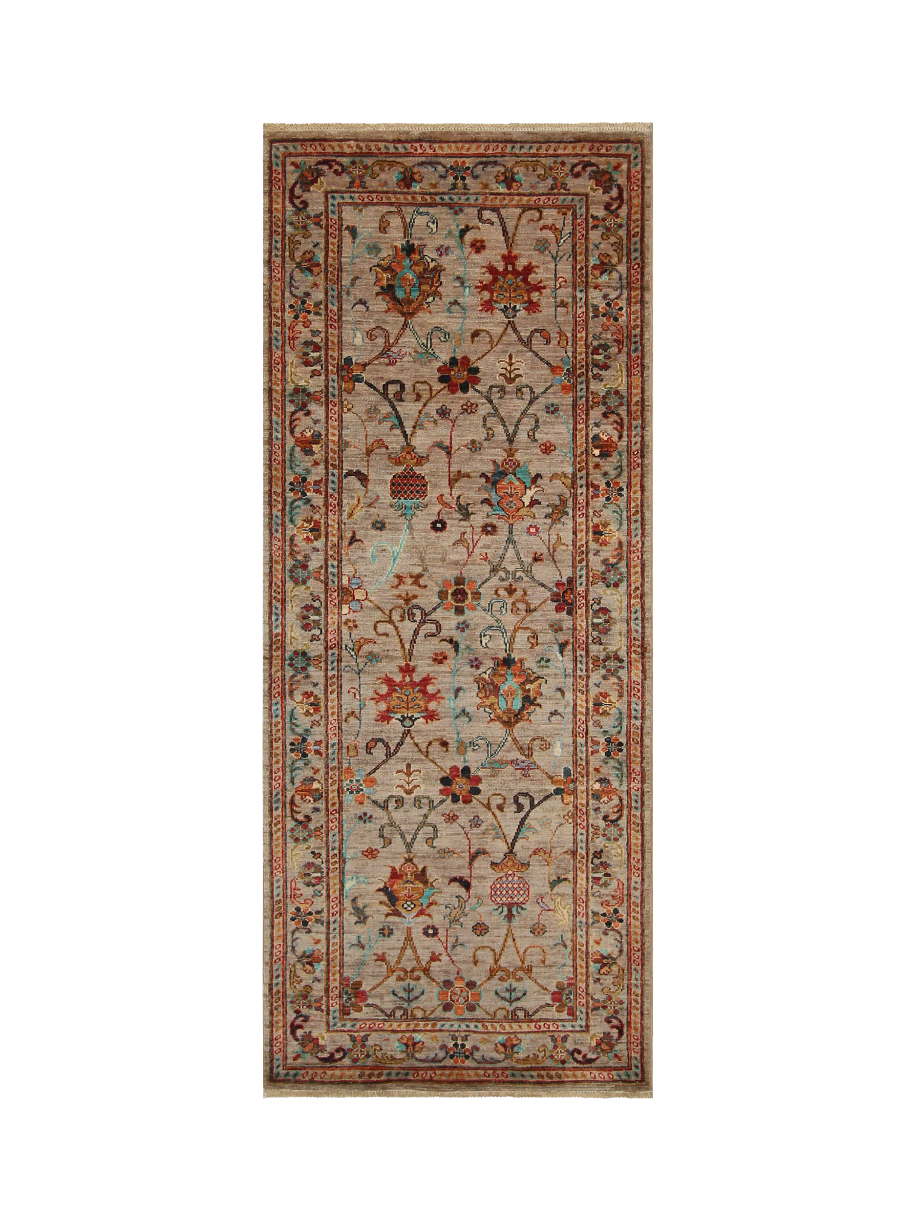 Gooch Oriental Sultani Pure Wool Rug, L193 x W76 cm, Multi