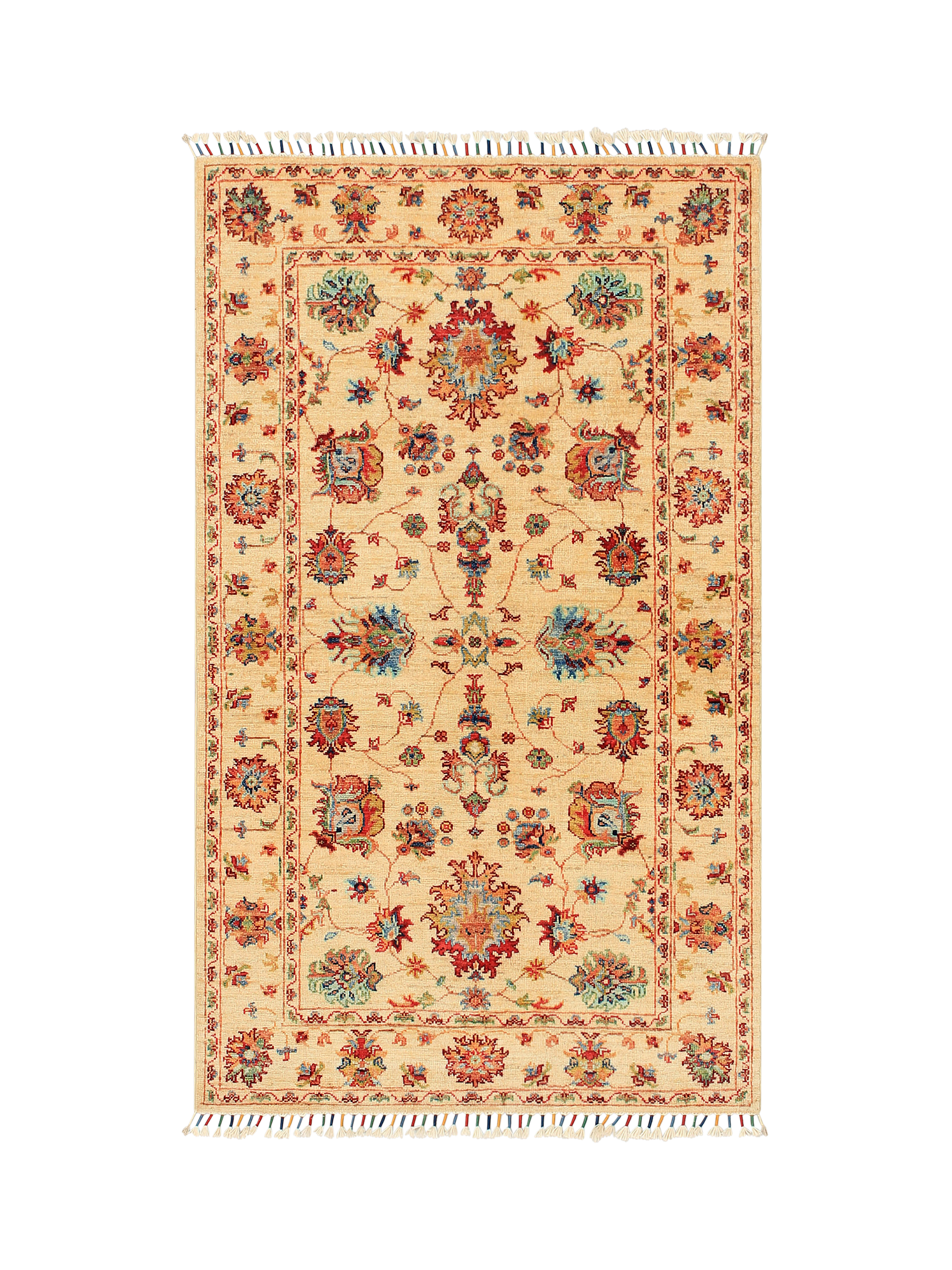 Gooch Oriental Sultani Pure Wool Rug, L153 x W93 cm, Red