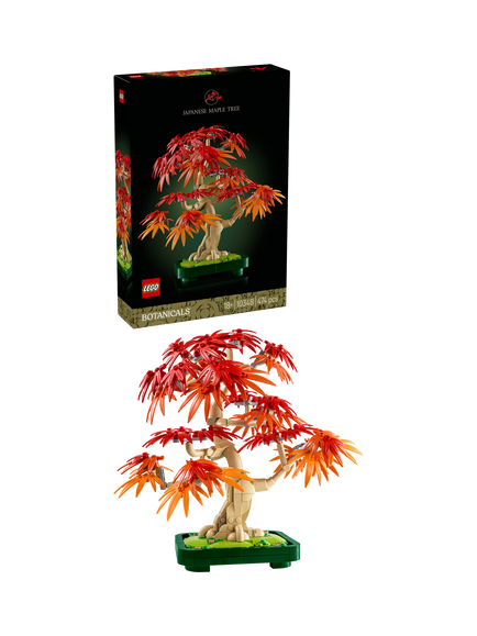 LEGO Botanicals Japanese Red Maple Bonsai Tree 10348, Multi