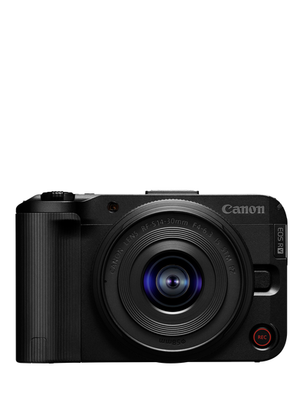 Canon EOS R50 V Compact System Camera with RF-S 14-30mm Power Zoom Lens, 4K Ultra HD, 24.2MP, Wi-Fi, Bluetooth, 3” Vari-Angle Touch Screen, Black, Black