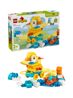 LEGO DUPLO 10448 3-in-1 Animals on Wheels, Multi