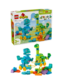 LEGO DUPLO 3-in-1 Dinosaurs on Wheels 10451, Multi