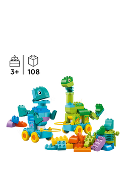 LEGO DUPLO 3-in-1 Dinosaurs on Wheels 10451 - view 2, Multi