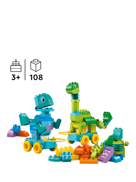 LEGO DUPLO 3-in-1 Dinosaurs on Wheels 10451 - view 2, Multi