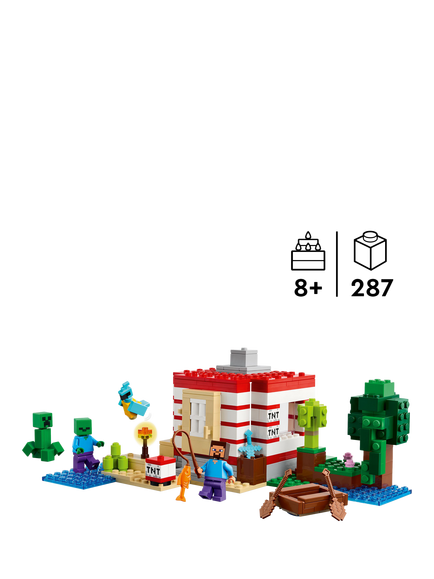 LEGO Minecraft The TNT Jungle House, 21275 - view 2, Multi