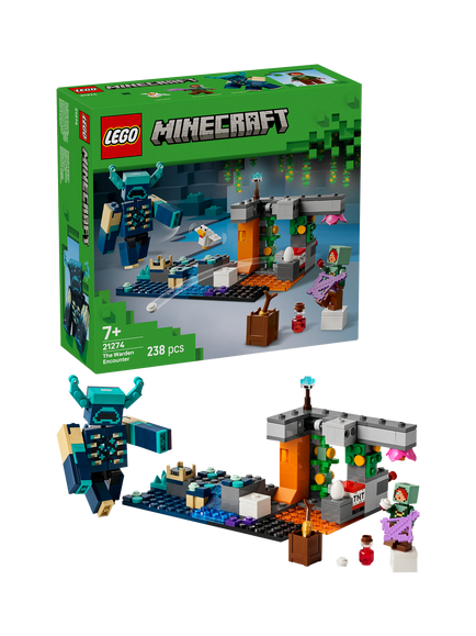 LEGO Minecraft  21274 The Warden Encounter Interactive Toy, Multi