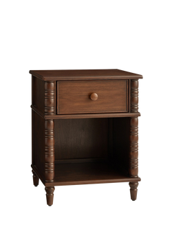 Pottery Barn Kids Elsie Bedside Table, Heritage Walnut, Heritage Walnut