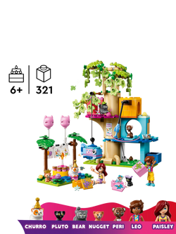 LEGO Friends Cat Birthday Party & Tree House 42666 - view 2, Multi