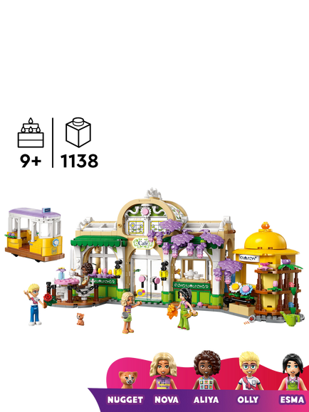 LEGO Friends 42671 Plant Cafe & Flower Shop - view 2, Multi