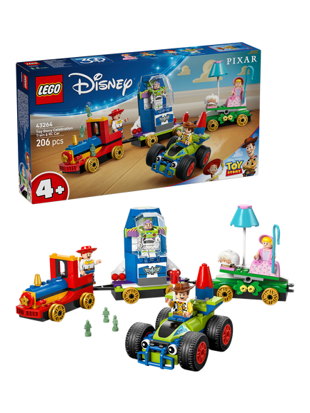 LEGO Disney 43264 Pixar's Toy Story Celebration Train & Radio Controlled Car, Multi