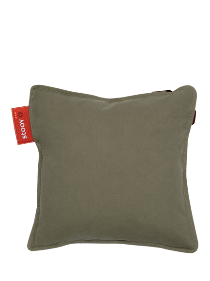 Stoov Ploov Heated Cushion, 45 x 45cm, Canvas Khaki Green