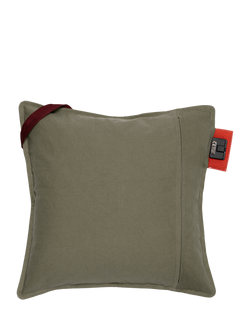 Stoov Ploov Heated Cushion, 45 x 45cm - view 2, Canvas Khaki Green