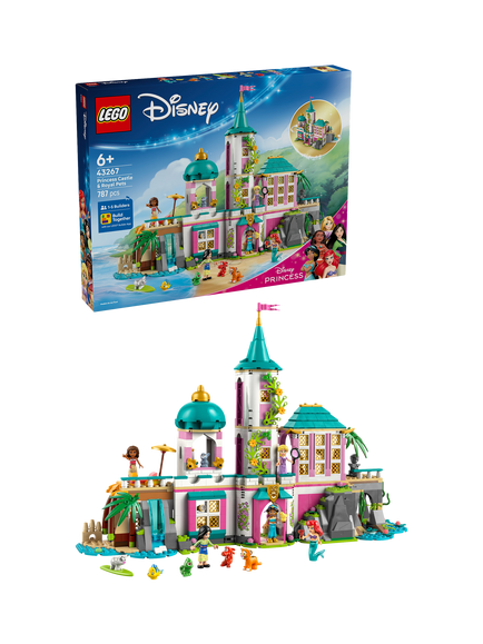 LEGO Disney 43267 Princess Castle & Royal Pets Set, Multi