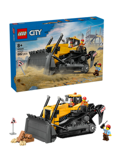 LEGO City 60466 Yellow Bulldozer Construction Vehicle Toy, Multi