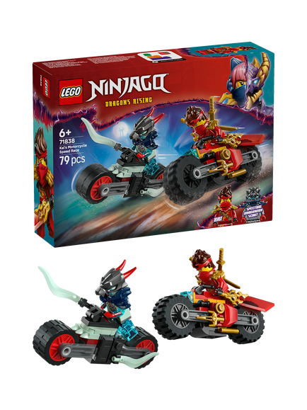 LEGO NINJAGO Kai's Motorcycle Speed Race, 71838, Multi