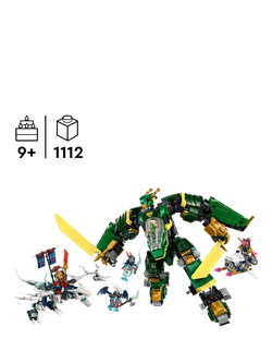 LEGO NINJAGO Lloyd's Jet Mech, 71845 - view 2, Multi