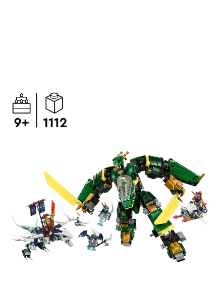 LEGO NINJAGO Lloyd's Jet Mech, 71845 - view 2, Multi