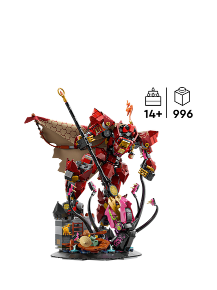 LEGO NINJAGO The Fire Knight Mech 71846 - view 2, Multi
