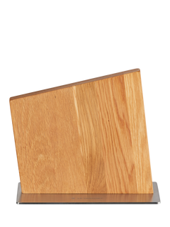Le Creuset Magnetic Oak Wood Empty Knife Block