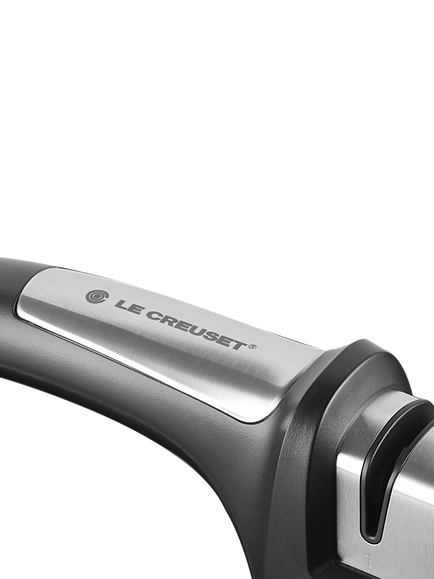 Le Creuset 2-Stage Kitchen Knife Sharpener - view 2, Stainless Steel