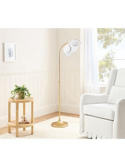 Pottery Barn Kids Daisy Floor Lamp - view 2, White