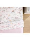 Pottery Barn Kids Floral Horse Fitted Sheet and Pillowcase Set, Single, Multi