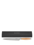 Le Creuset Olive Wood Handle Damascus Steel Blade Carving Knife, 20cm