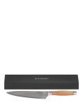 Le Creuset Olive Wood Handle Damascus Steel Blade Chef's Knife, 20cm
