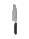 Le Creuset Black Phenolic Handle Stainless Steel Blade Santoku Knife, 18cm