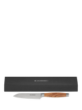 Le Creuset Olive Wood Handle Damascus Steel Blade Santoku Knife, 13cm